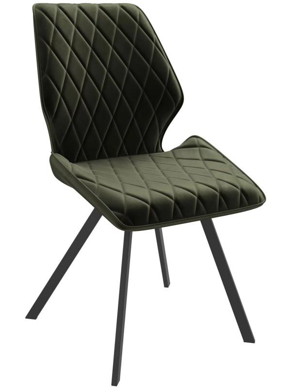 Стул MamaDoma Rafael-R 360 хаки/черный