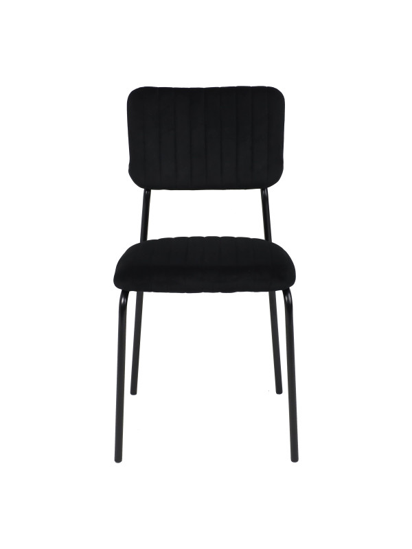 Стул AksHome Rain черный спереди