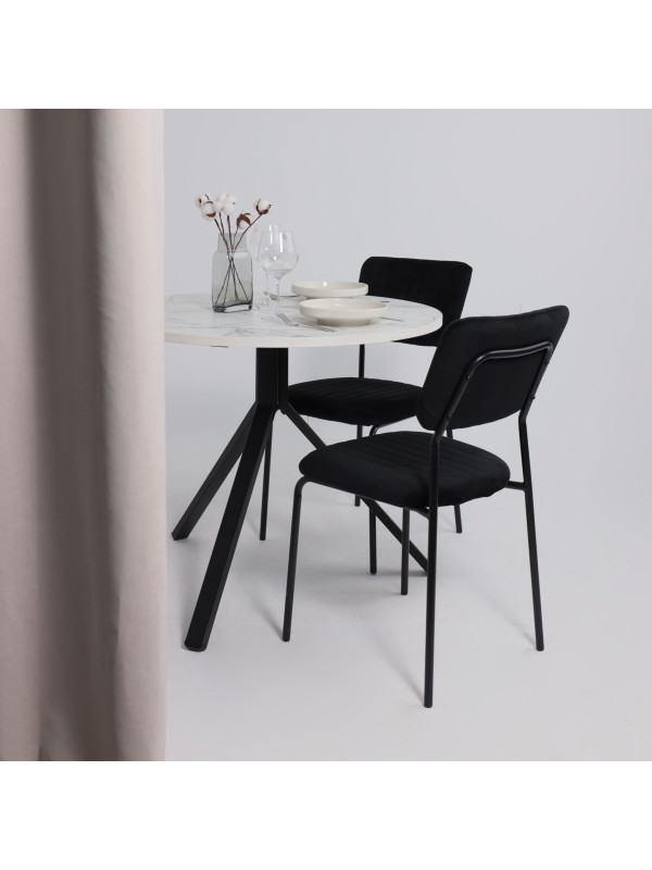 Стул AksHome Rain черный в интерьере