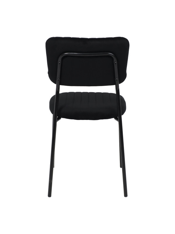 Стул AksHome Rain черный сзади