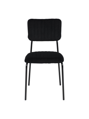 Стул AksHome Rain черный спереди