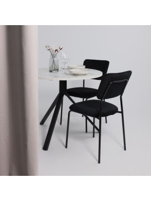 Стул AksHome Rain черный в интерьере