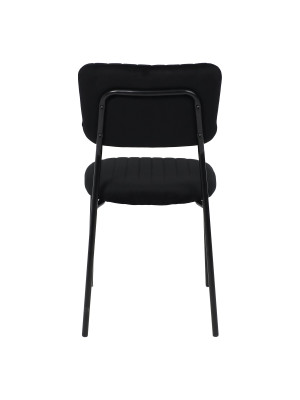 Стул AksHome Rain черный сзади