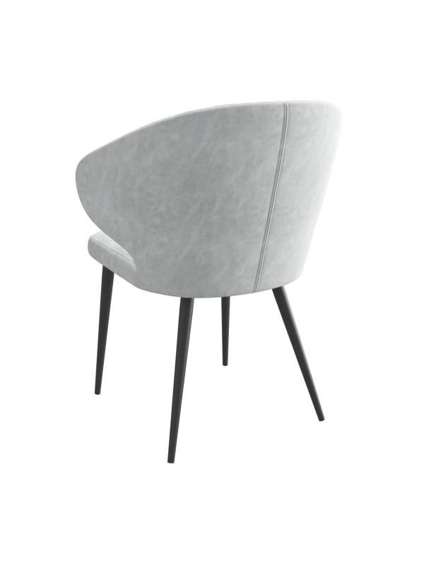 Стул MamaDoma Rob графит/черный сзади