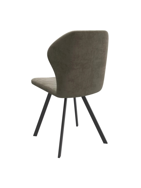 Стул MamaDoma Robby D-R 360 латте/черный сзади