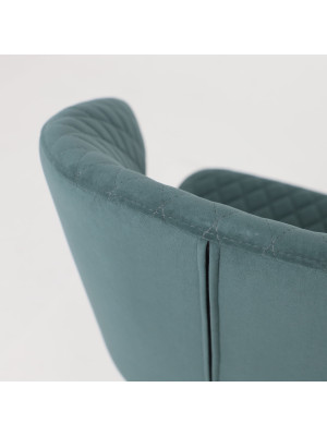 Стул MamaDoma Rob-R1 360 зеленый/черный сверху