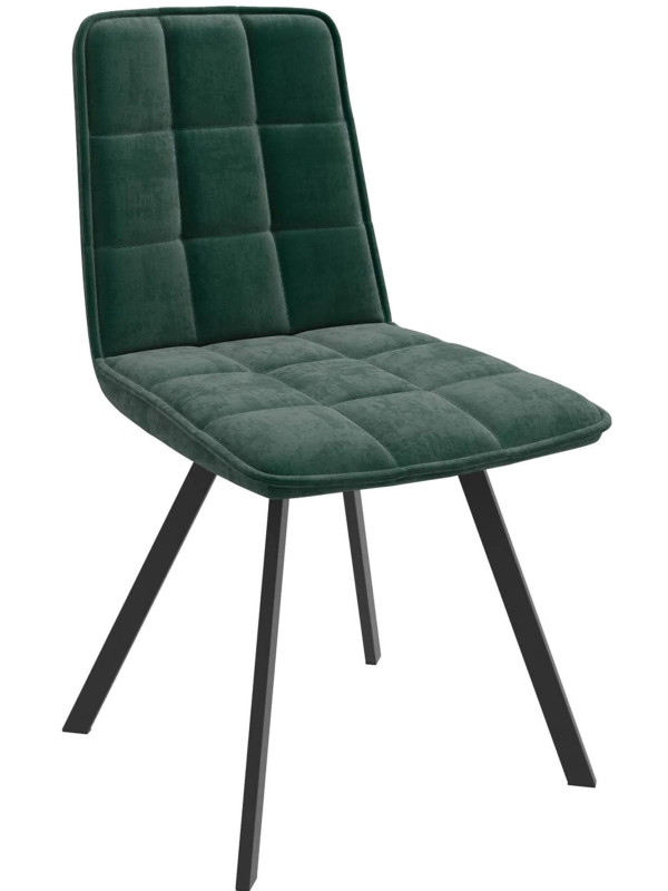 Стул MamaDoma Rom D зеленый/черный