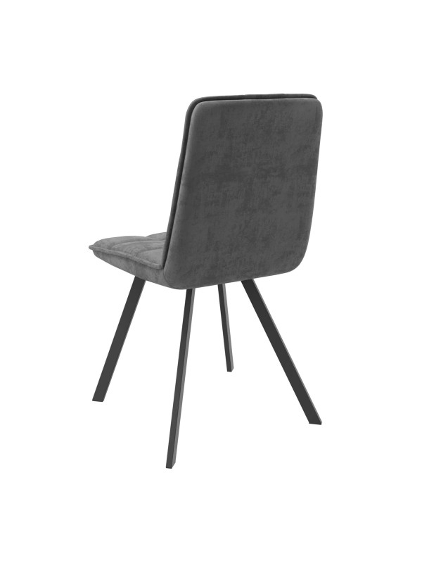 Стул MamaDoma Rom D-R 360 антрацит/черный сзади