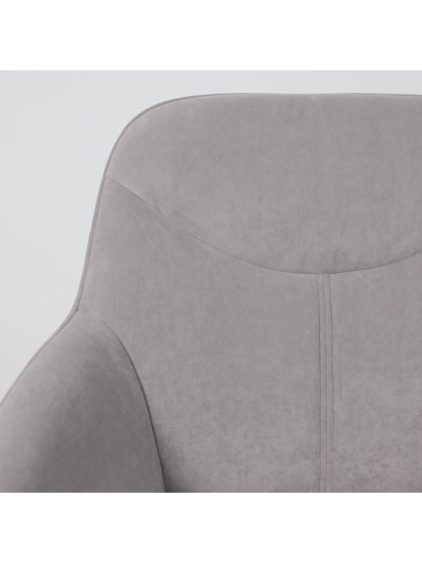 Стул MamaDoma Romeo Smile 360 серый/черный вблизи