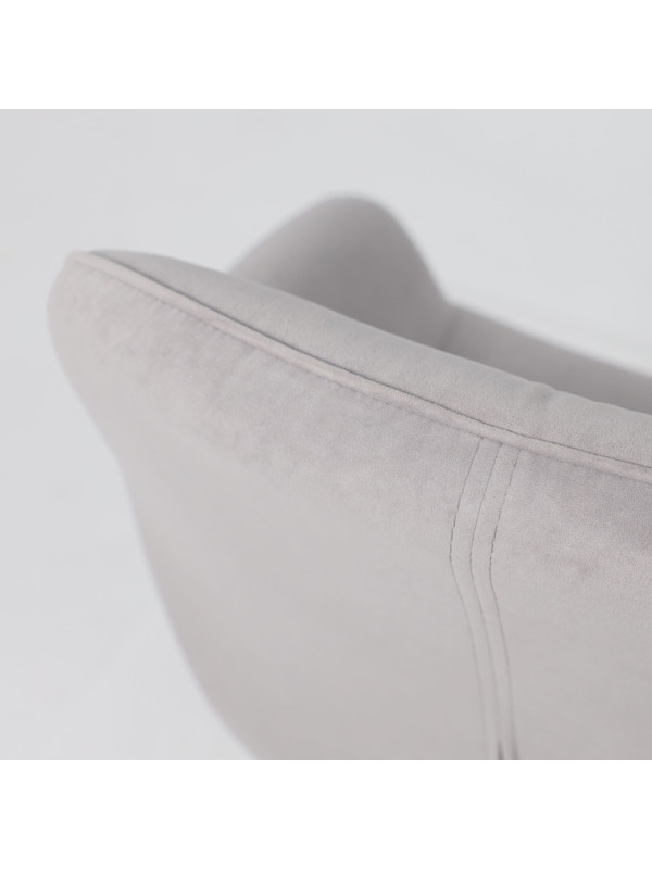 Стул MamaDoma Romeo Smile 360 серый/черный сверху