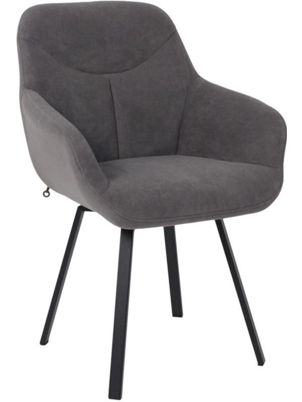 Стул MamaDoma Romeo Smile 360 антрацит/черный