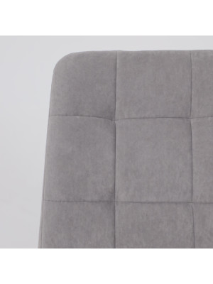 Стул MamaDoma Rommy серый/черный вблизи