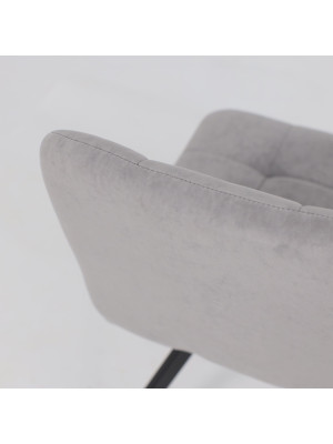 Стул MamaDoma Rommy серый/черный сверху