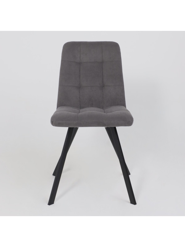 Стул MamaDoma Rommy антрацит/черный спереди