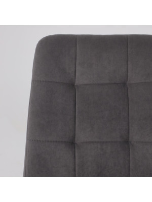 Стул MamaDoma Rommy антрацит/черный вблизи