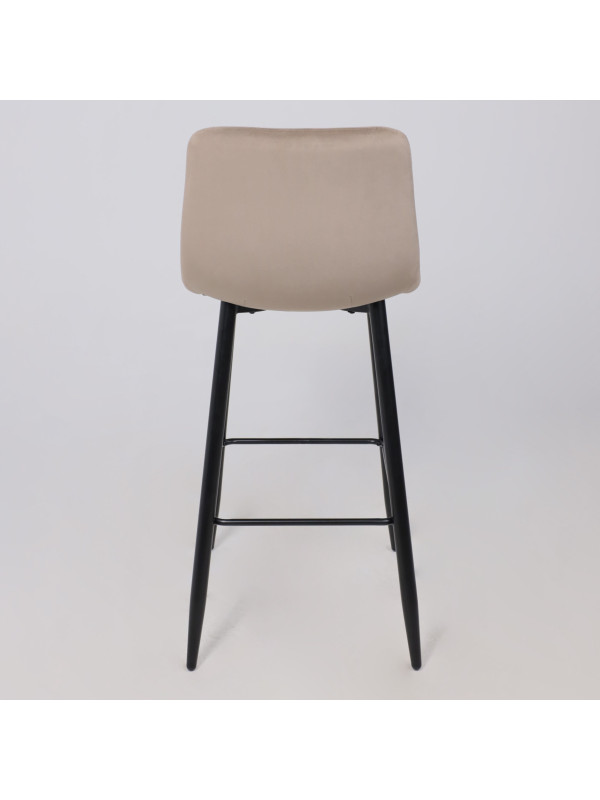 Стул AksHome Stella бежевый/черный сзади