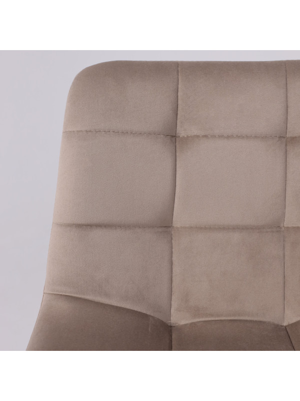 Стул AksHome Stella бежевый/черный вблизи