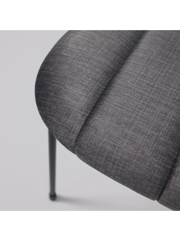 Стул AksHome Tori серый/черный под углом