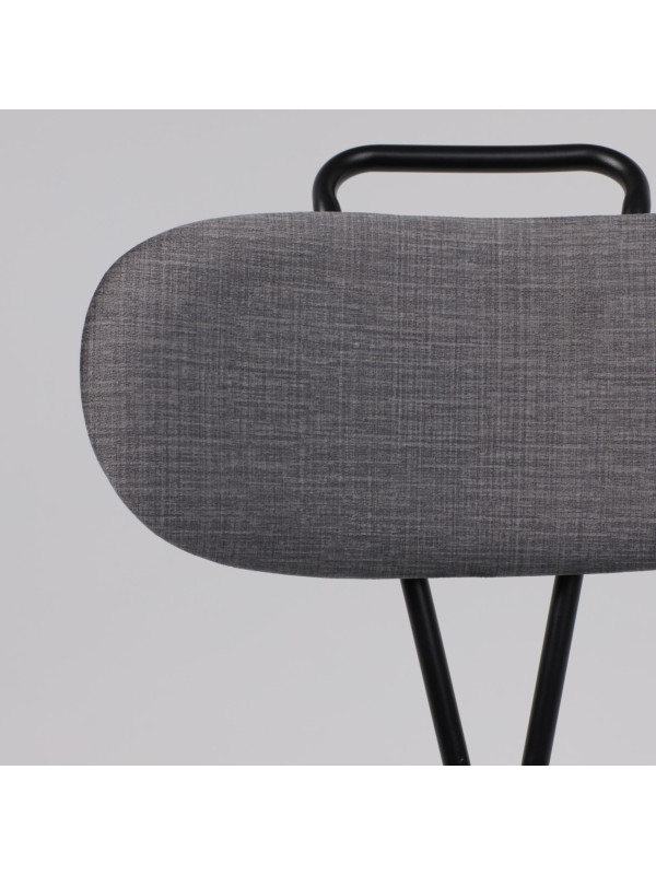 Стул AksHome Tori серый/черный вблизи