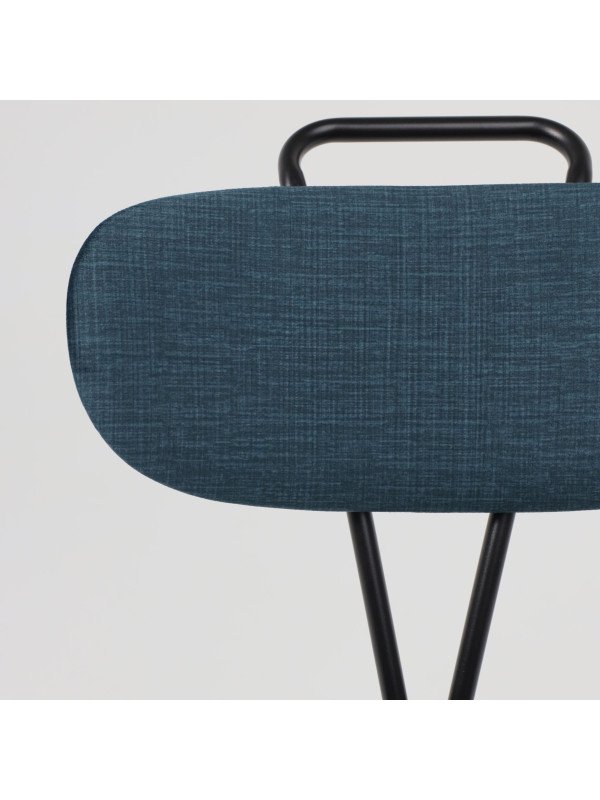 Стул AksHome Tori темно-бирюзовый/черный вблизи