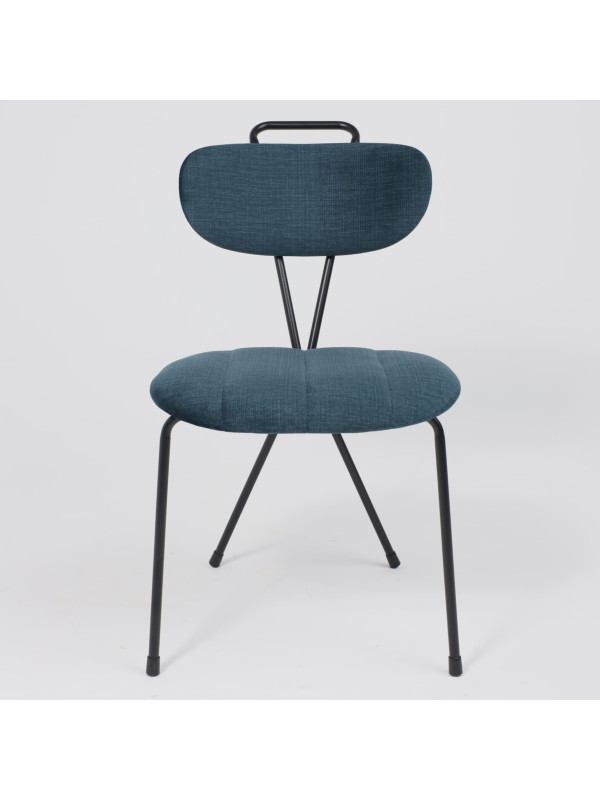 Стул AksHome Tori темно-бирюзовый/черный спереди