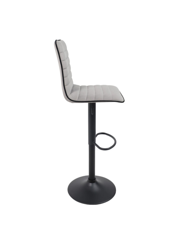 Стул AksHome Capri серый/черный сбоку