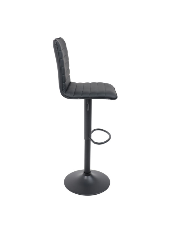 Стул AksHome Capri черный (экокожа) сбоку