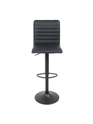 Стул AksHome Capri черный (экокожа) спереди