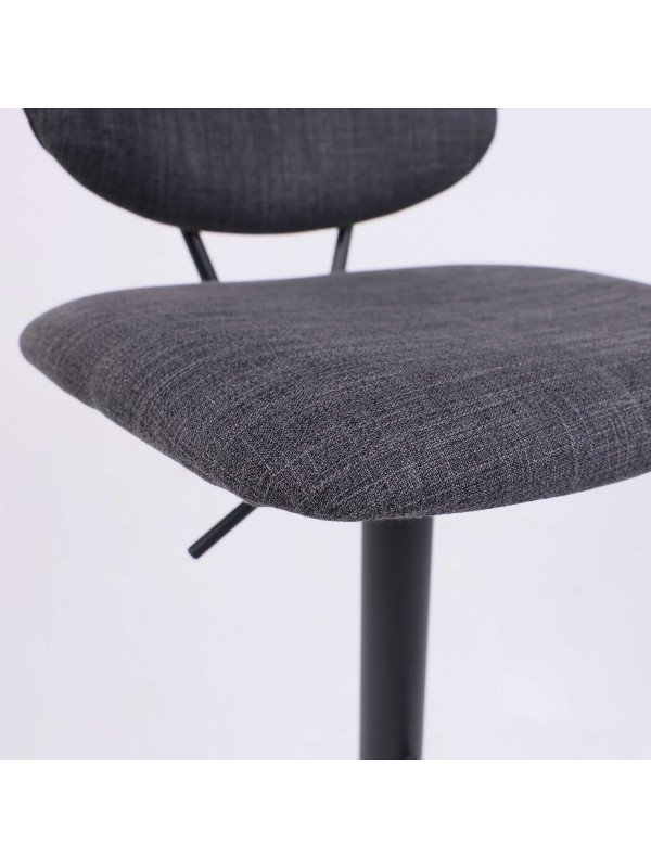 Стул AksHome Jessy темно-серый/черный под углом