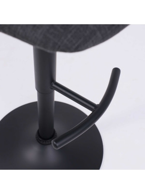 Стул AksHome Jessy темно-серый/черный подножка