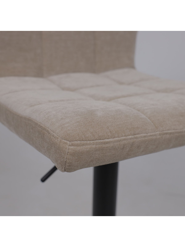 Стул AksHome Logos бежевый/черный под углом