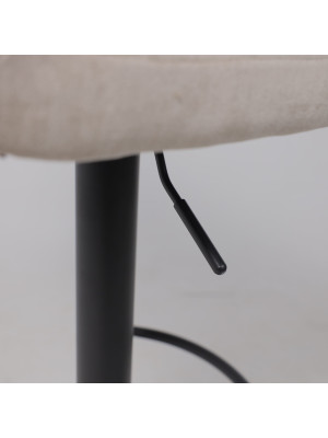 Стул AksHome Logos бежевый/черный механизм регулировки