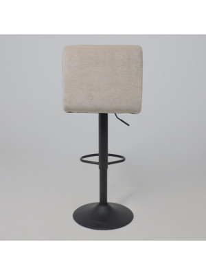 Стул AksHome Logos бежевый/черный сзади