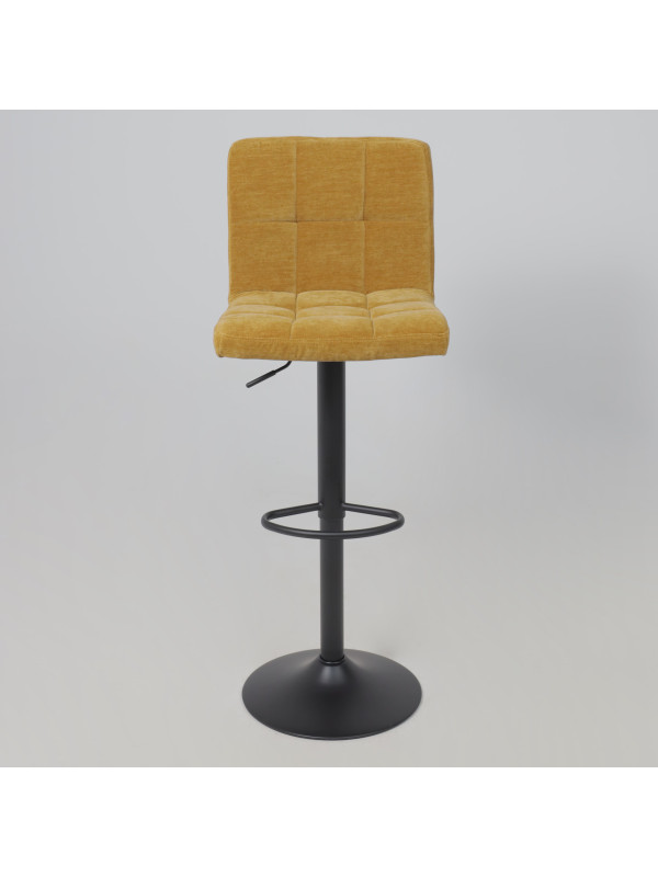 Стул AksHome Logos горчичный/черный спереди