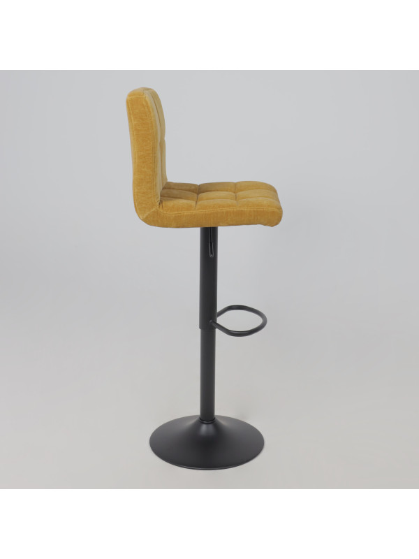 Стул AksHome Logos горчичный/черный сбоку