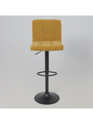 Стул AksHome Logos горчичный/черный спереди