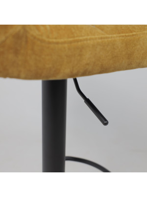 Стул AksHome Logos горчичный/черный механизм регулировки