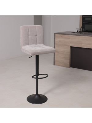 Стул AksHome Logos серый/черный в интерьере