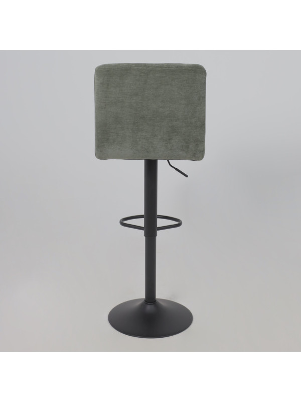 Стул AksHome Logos темно-зеленый/черный сзади