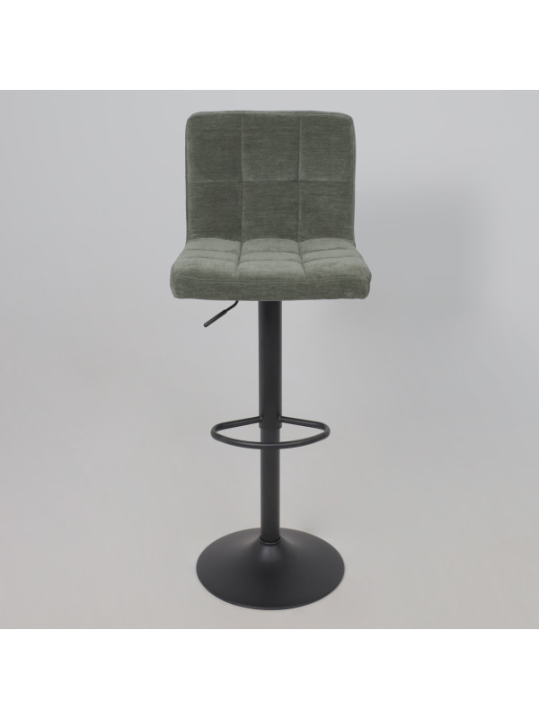 Стул AksHome Logos темно-зеленый/черный спереди