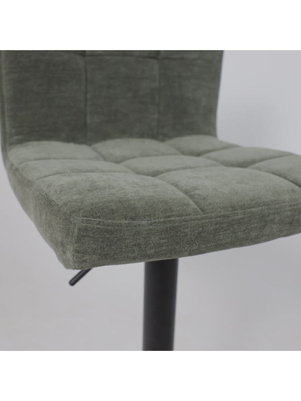 Стул AksHome Logos темно-зеленый/черный под углом