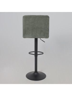 Стул AksHome Logos темно-зеленый/черный сзади