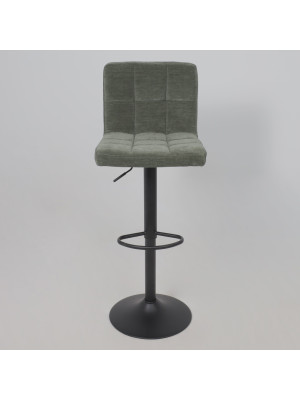 Стул AksHome Logos темно-зеленый/черный спереди