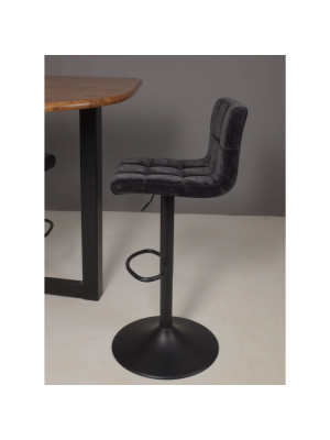 Стул AksHome Logos черный (шенилл)