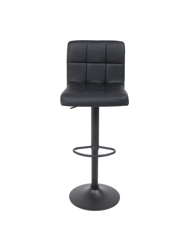 Стул AksHome Logos черный (экокожа) спереди