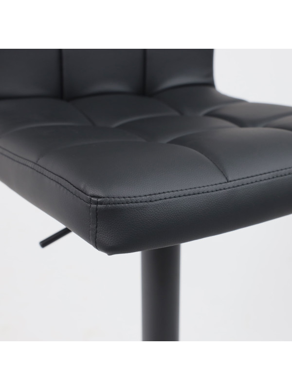 Стул AksHome Logos черный (экокожа) под углом