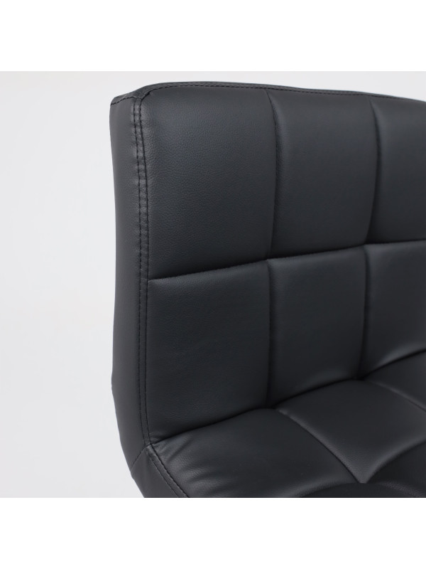 Стул AksHome Logos черный (экокожа) под углом