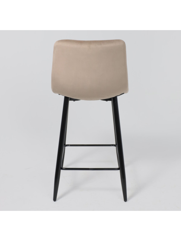 Стул AksHome Mia бежевый/черный сзади