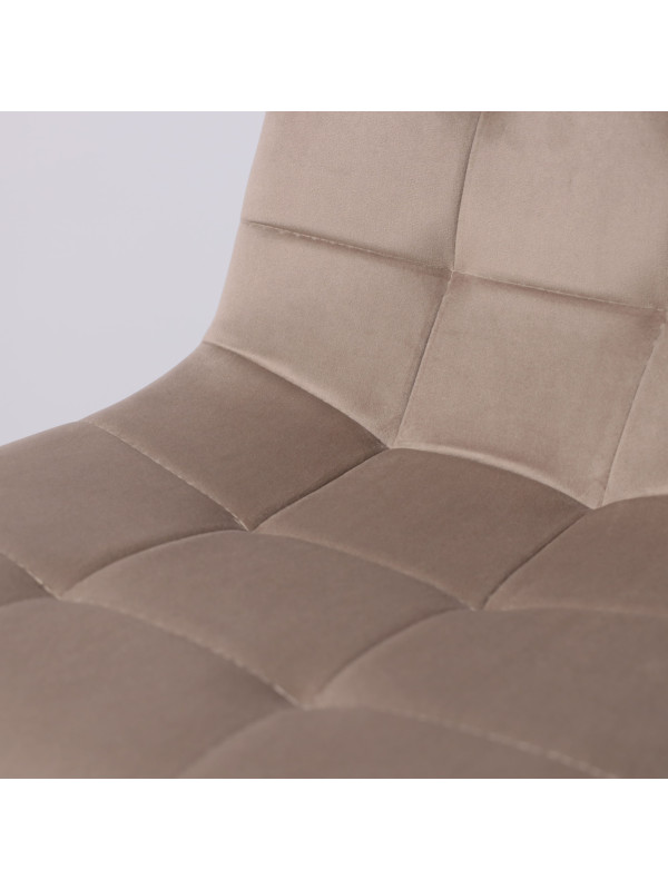 Стул AksHome Mia бежевый/черный вблизи