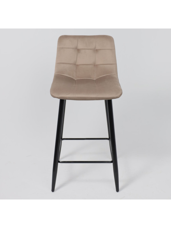 Стул AksHome Mia бежевый/черный спереди